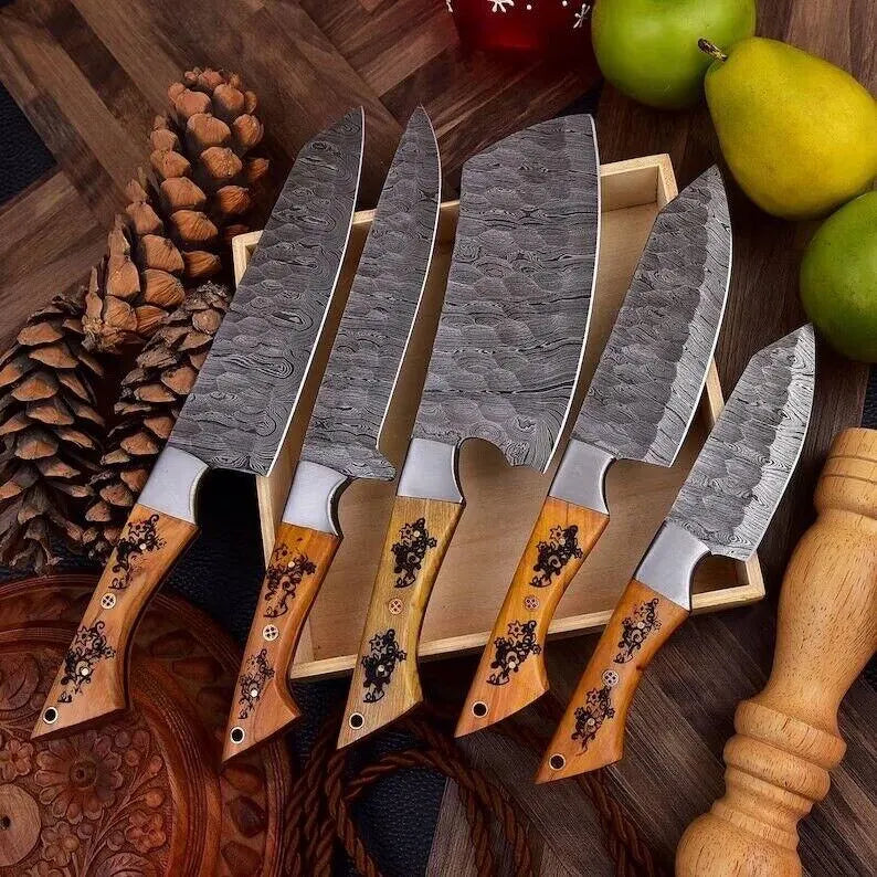 Damascus Chef's Set